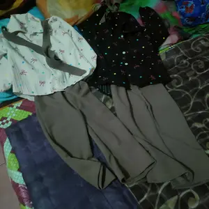 Oneset Lorenza koreanstyle 2-10thn anak perempuan celana cutbray highwist Fashion Cewek