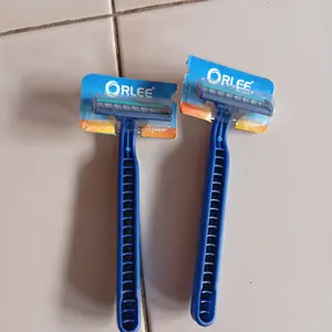 5x Alat Cukur Manual Kumis / Jenggot Rambut Bulu Ketiak Wajah Mata Pisau Silet Tajam 2 - 3 Lapis