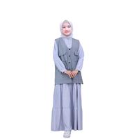 Gambar Lunangoofficial-Gamis outer Anak Kekinian Terbaru Premium LGA 888 Katun Muslim Simple Baju Basic Wanita Syari Katun Muslim - Abu Muda Hitam, M dari lunangoofficial Kota Administrasi Jakarta Selatan 3 Tokopedia