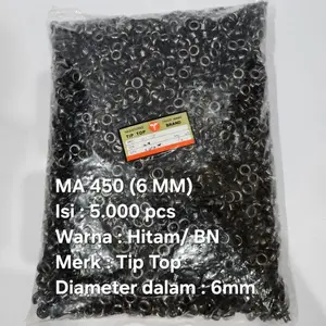 MATA AYAM 450 BN /MATA AYAM 6 MM BLACK NIKEL ISI 5000 PCS