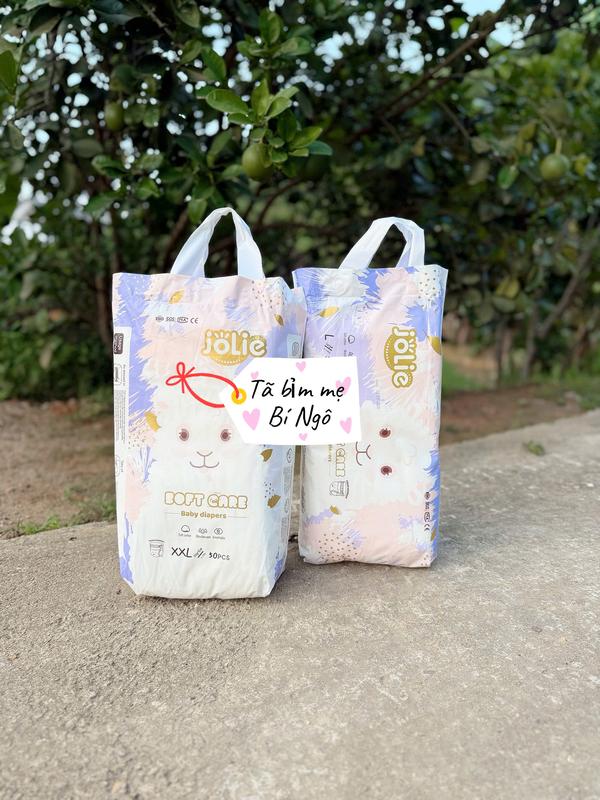 Jolie Combo 50-100 Bỉm Quần Jolie Xuất Anh Full Size từ M-4XL Cho Bé 5-20kg Có Dán Cuộn Bỉm MIJUKU Rãnh Thông Khí Độc Đáo Thoát Hơi Ẩm Quanh Eo Giúp Bé Thoải Mái