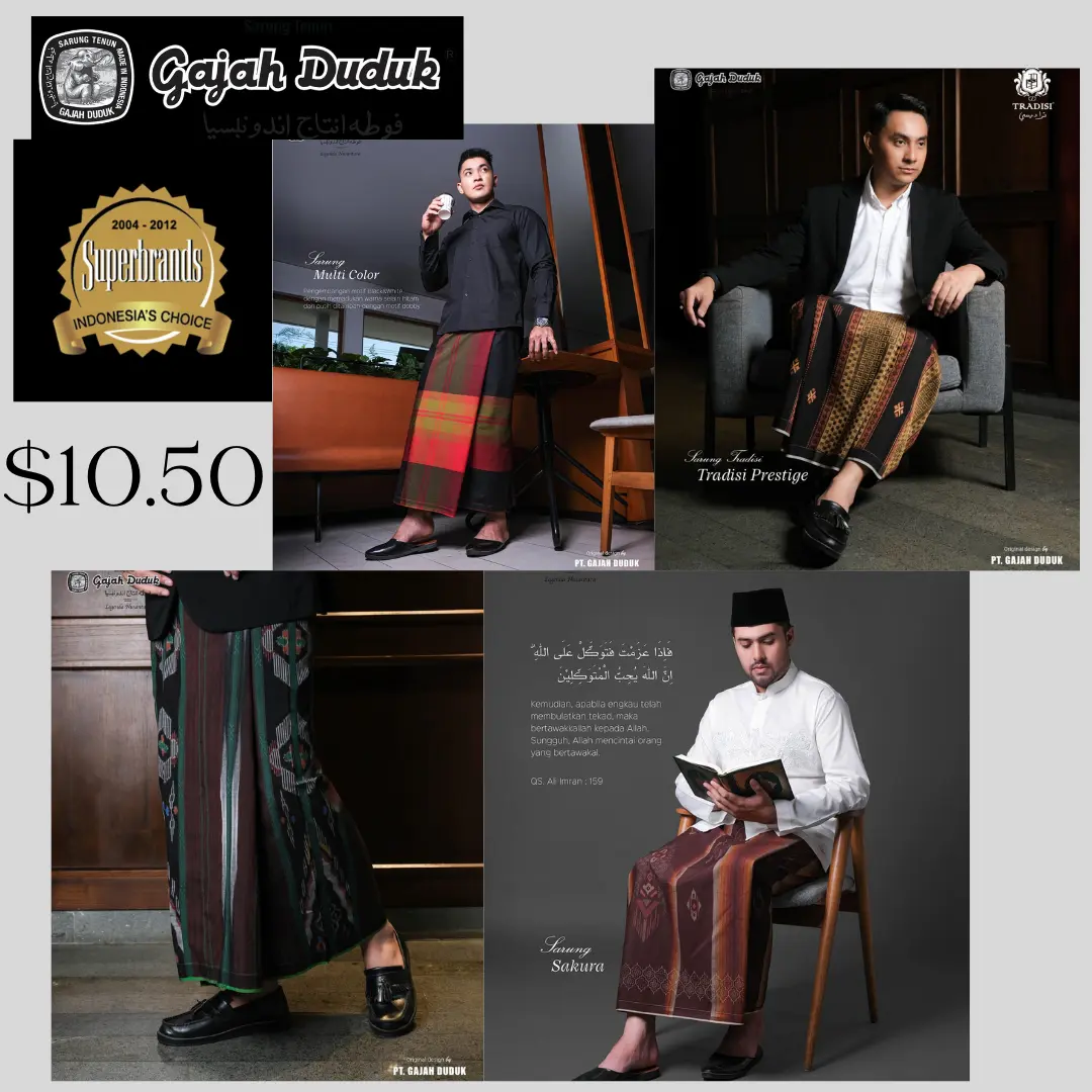Gajah Dudok Multicolour / Stitched Ready to Wear / Sarong / Cotton /Lungi
