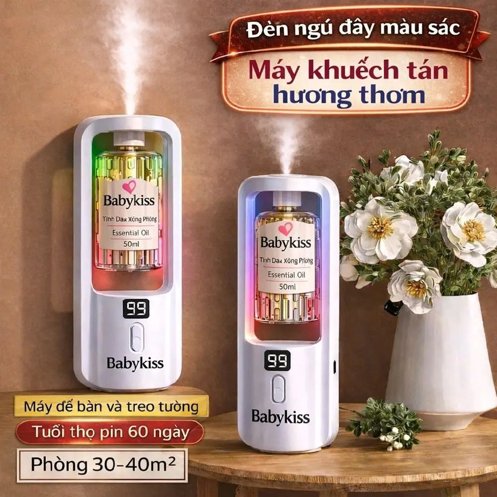 [Hot 2026] Máy xong hương tự động PM23 máy thơm phòng máy tạo độ ẩm khuếch tán hương thơm phòng 30-40m2