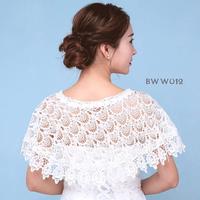 Gambar BOLERO BROKAT WEDDING LACE PUTIH PESTA WANITA MODERN BWW012 - Putih Tulang dari Lenka Wedding Shop Kota Surabaya 4 Tokopedia