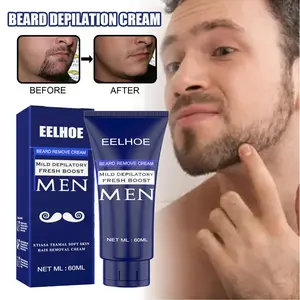 EELHOE Krim Penghilang Bulu 60ML Hair Removal Cream/Beard Remove Cream/Jenggot Penghilang /Perontok Bulu/Waxing Ketiak