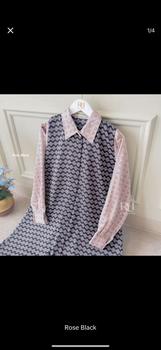 Product Review of Rh Col Inayah Dress (gamis lebaran, gamis kondangan, gamis terbaru) Kancing Muslim Wanita from I**🎀 0