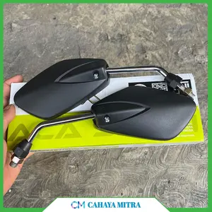 SPION KACA SHOGUN MODEL KOTAK LANCIP KEREN GAGANG CHROME SEMUA MOTOR