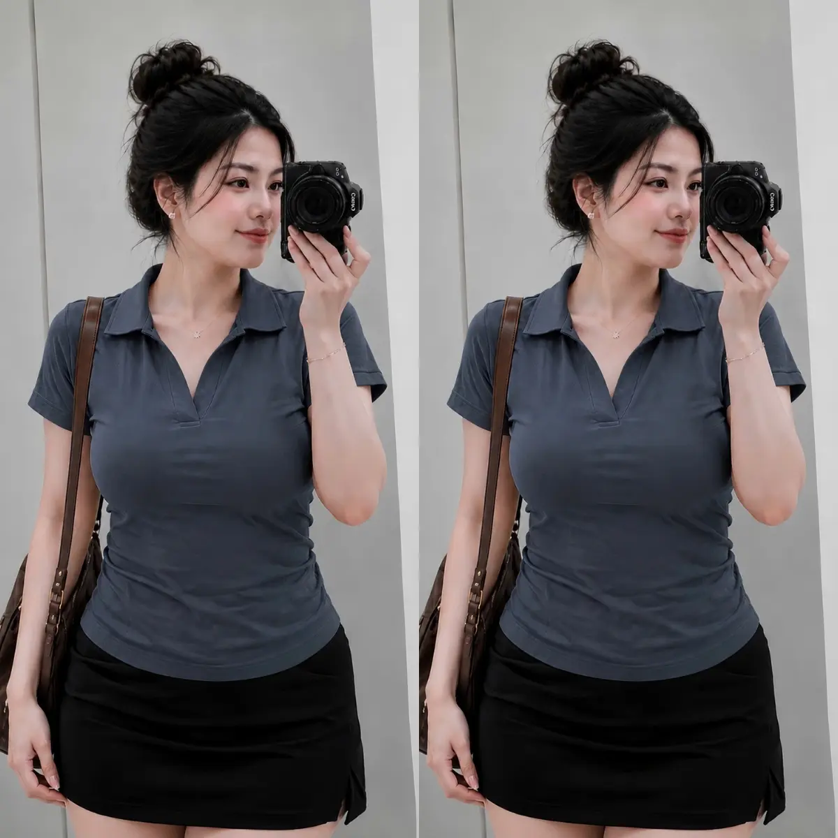 Áo thun bigsize nữ tay ngắn cổ bẻ polo chất thun borip thái mềm mịn co giãn - ACB | BigBuy360 - bigbuy360.vn Áo thun bigsize nữ tay ngắn cổ bẻ polo chất thun borip thái mềm mịn co giãn - ACB | BigBuy360 - bigbuy360.vn
