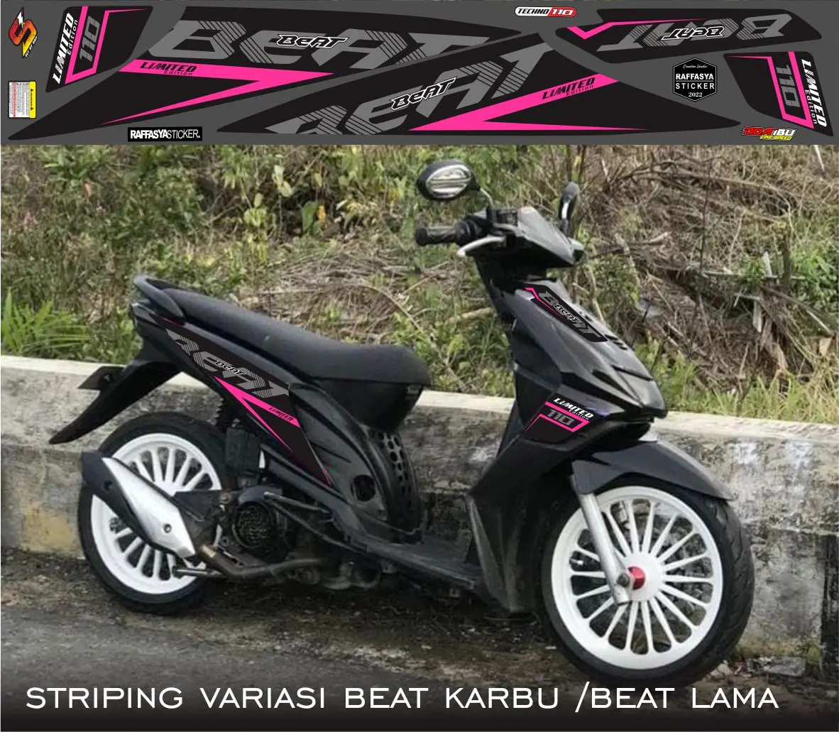 cod-striping variasi beat karbu simple aja