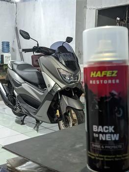 Product Review of Hafez Restorer Mengkilapkan dan Menghitamkan Body Motor Semprot Kendaraan penghitam  motor pengkilap  body Car Paint kinclong from @**a 0