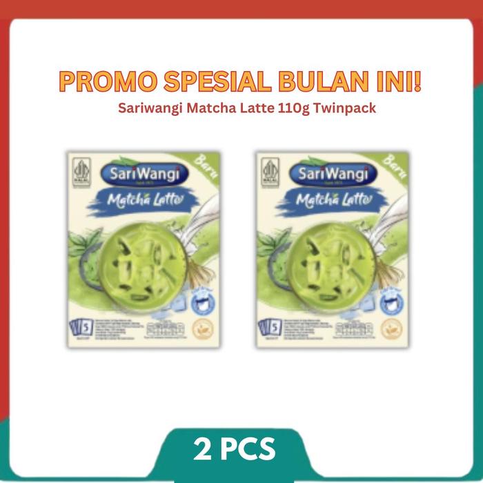 Gambar [HARGA SPESIAL] Sariwangi Matcha Latte 110g Twinpack dari Masak Apa Hari Ini Kota Tangerang Tokopedia
