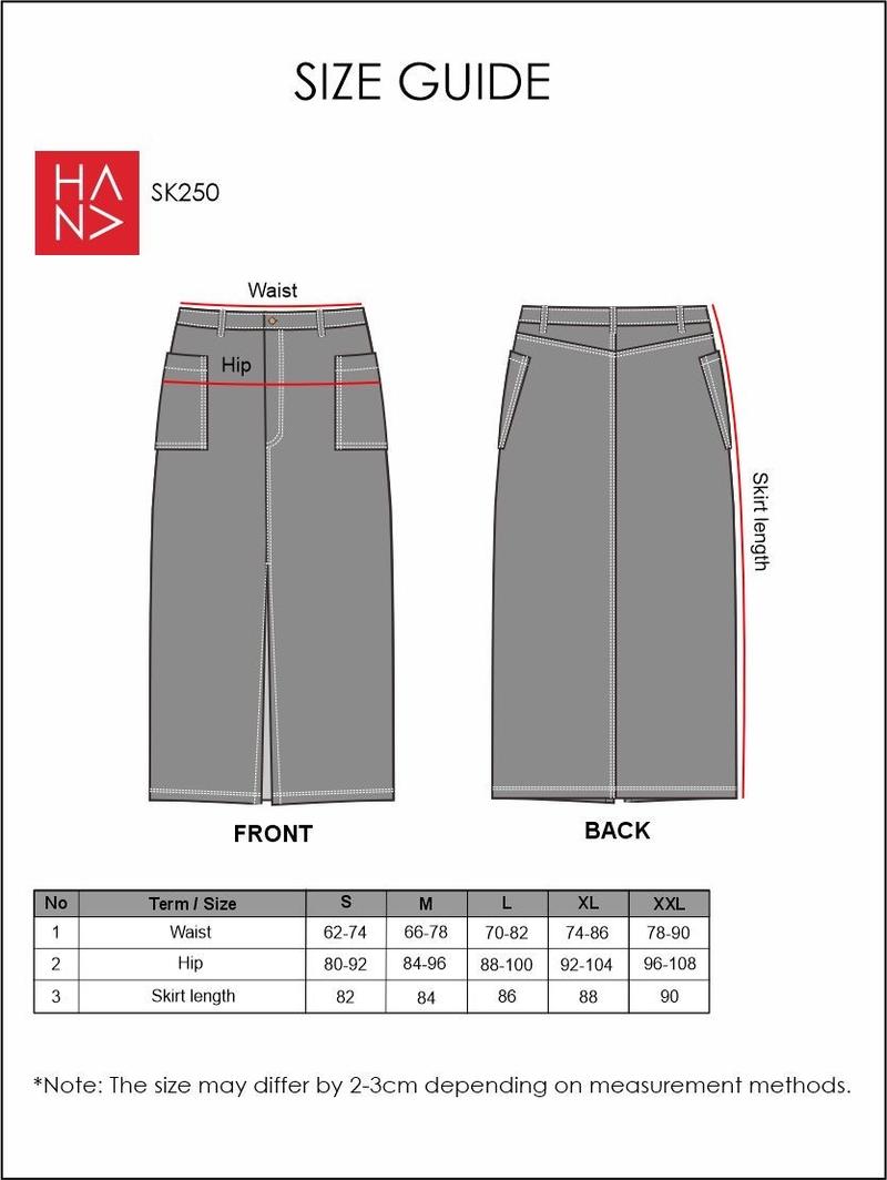 Product Introduction of Hana Fashion - Sienna Maxi Skirt/ Rok Panjang Wanita - SK250 Rok Denim 0