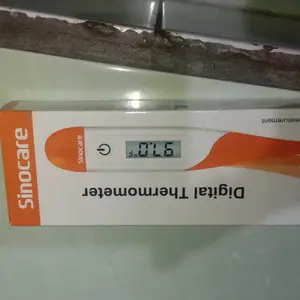 Termometer Digital Bayi & Anak T15SC Sinocare - Ujung Fleksibel, Akurat ±0.1°C, Tahan Air, Alarm Beep, Garansi 1 Tahun