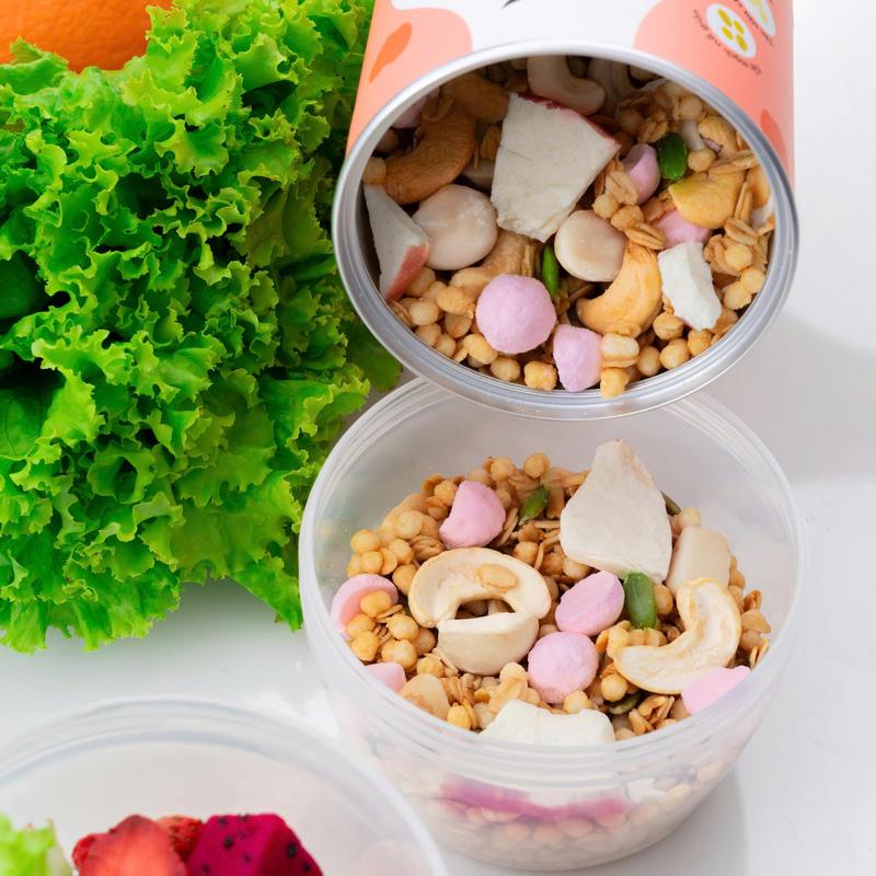 Granola Hạt Ngũ Cốc Yến Mạch Nổ Giòn Ăn Liền Ít Đường Befresco Food Thức Ăn