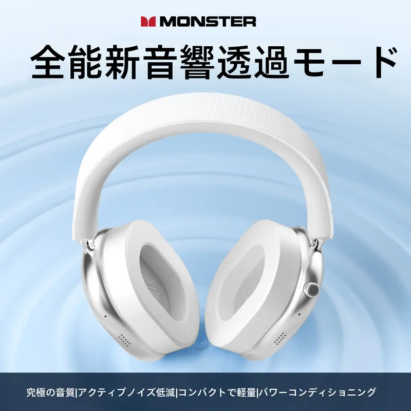 新作発売]Monster モンスターAH100 アウトドアゲーミング ヘッドホン
