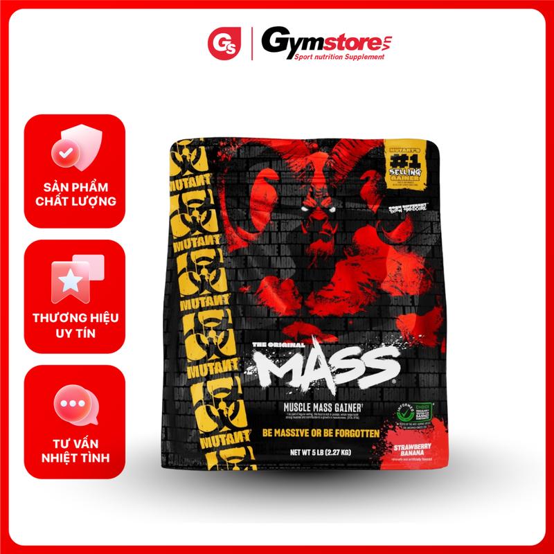 Bột hỗ trợ tập Gym Mutant Mass 5 Lbs (2.3 kg) | Made in Canada | GYMSTORE