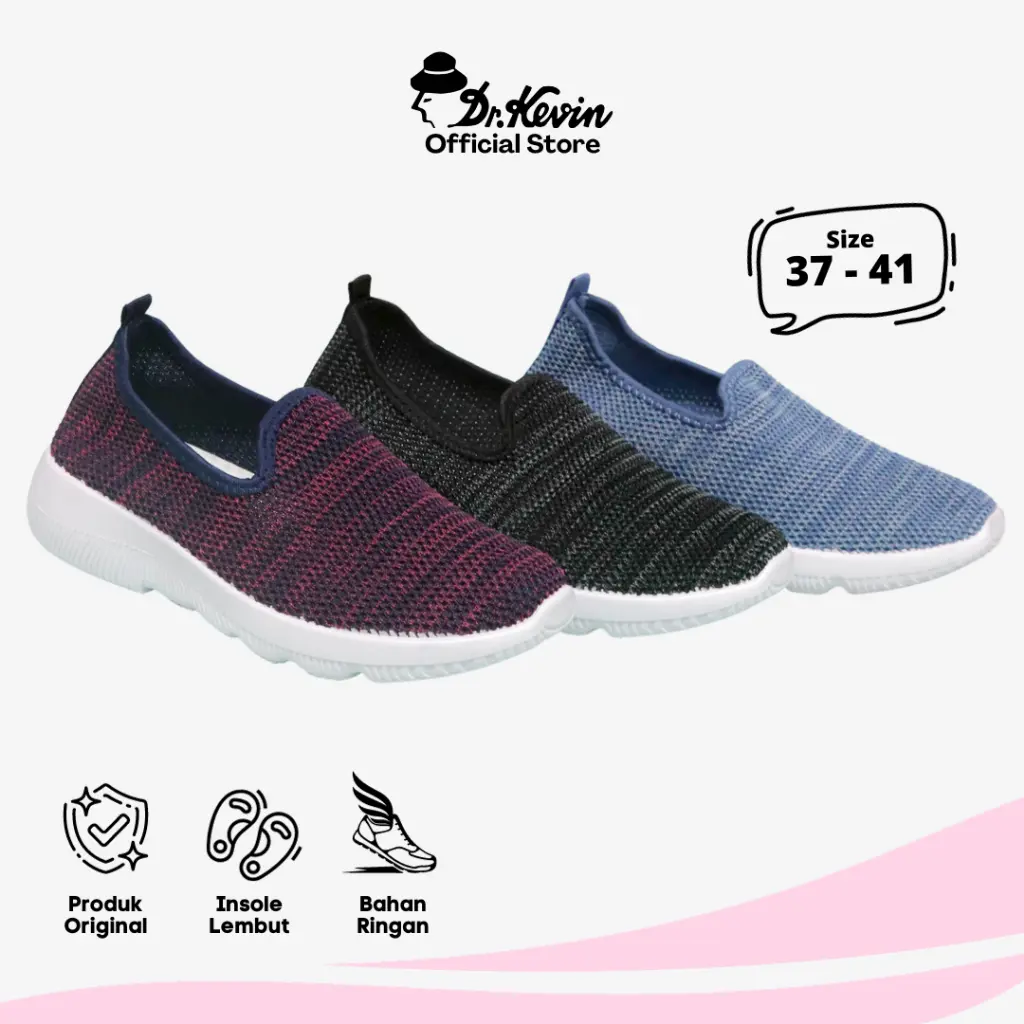 [LIMITED STOCK] Dr. Kevin Sepatu Sport Wanita Women Sneakers 589-039