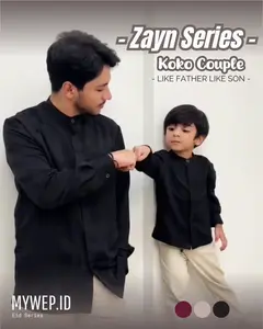 MYWEP Zayn Koko Couple Ayah dan Anak Edisi Baju Lebaran 2025 Elegan & Eksklusif