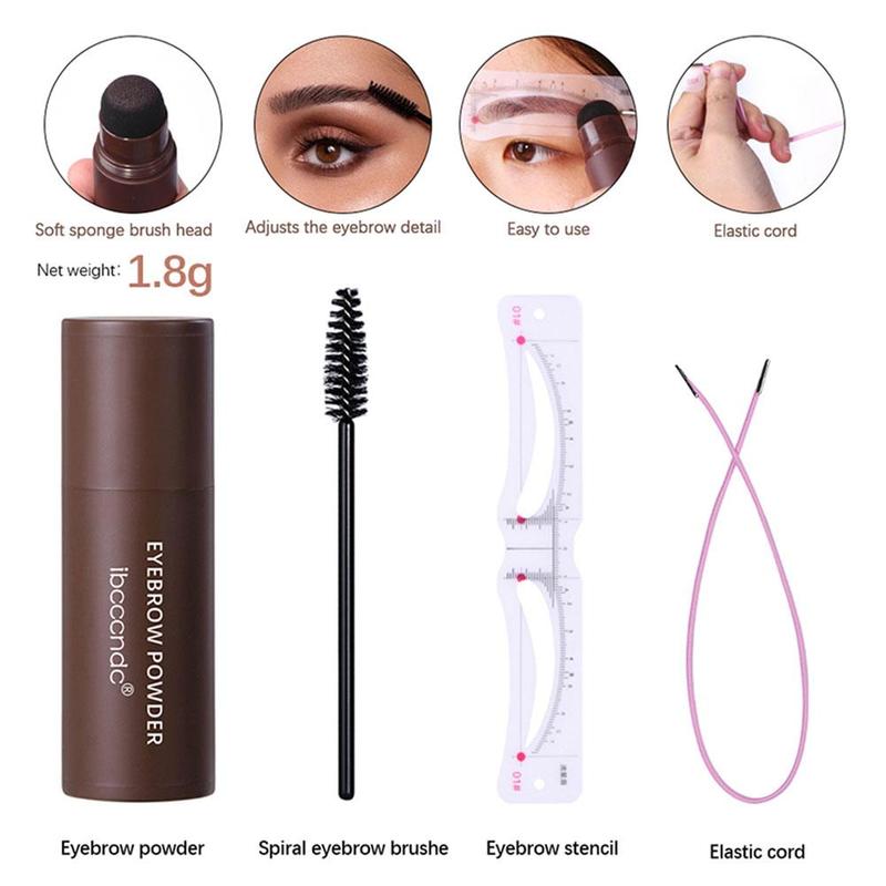 Product Introduction of Eyebrow Powder Set Waterproof Long Lasting Soft Mushroom Head Eyebrow Styling Makeup 46