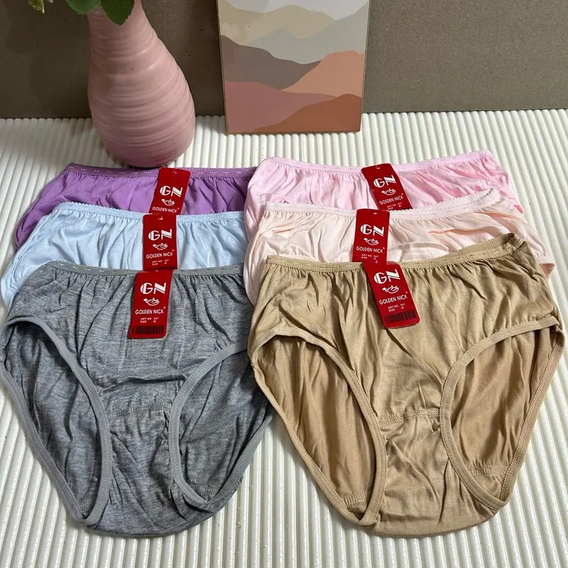 3pcs CD CELANA DALAM WANITA GOLDEN NICK GN KATUN Nyaman Lembut 6