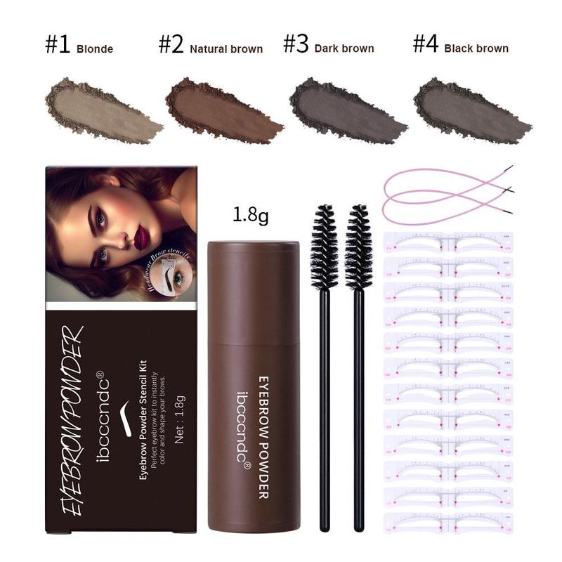 Product Introduction of Eyebrow Powder Set Waterproof Long Lasting Soft Mushroom Head Eyebrow Styling Makeup 32