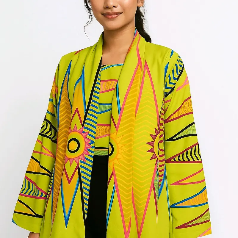 Baju Kebaya Nenek Tradisional Premium All Size - Bahan Super Halus dan Lembut 4