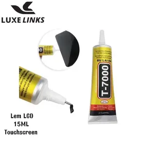 LUXE Lem LCD Touchscreen 15ml T-7000-B7000 Hitam Bening Lem Perhiasan Serbaguna untuk Pemasangan Layar Sentuh