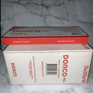 Dorco Silet Dorco HQ Stainless Korea 20 Paket Isi 5 Silet .Teknologi Pemotong Terbaru Kuping