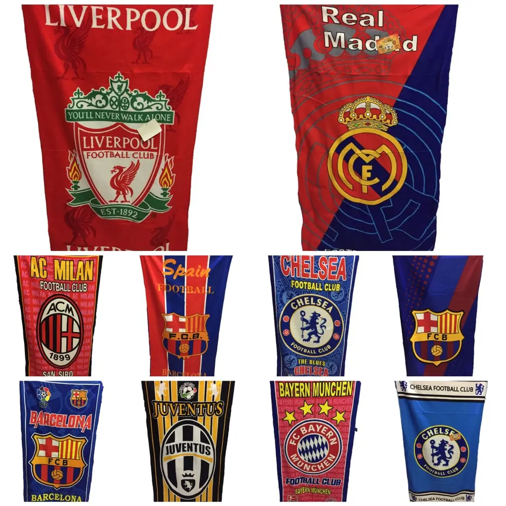 Handuk Mandi Printing Motif Bola 70x140 cm