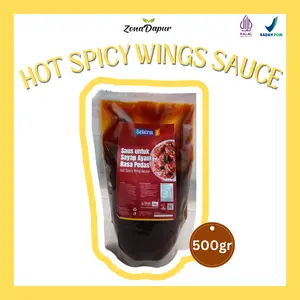 Hot Spicy Wings Sauce - Saus Sayap Pedas Selerafood 500 gr/Pack