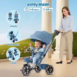 Kitty Mom - Sepeda Stroler Bayi Travelling 2 Arah | Baby Stroller | Kereta Dorong Anak
