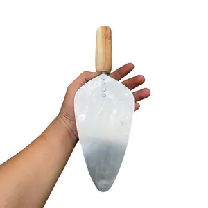 Sendok Semen Cetok Galur Asli Paku Keling 4 Ukuran 18cm Oval - Alat Konstruksi Baja Berkualitas - Bangunan