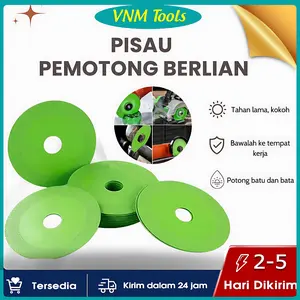 Mata Grinda Kaca Keramik Diamond Hijau Ultrathin 100mm