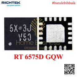 RT6575DGQW Power Management IC - Richtek QFN-20 (1 Piece)