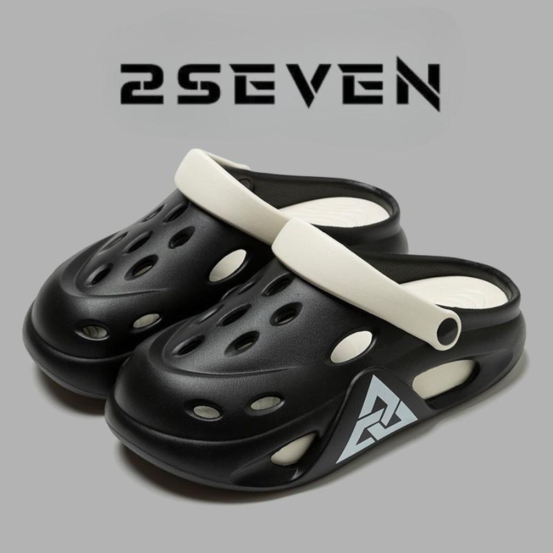Dép cross nam nữ hottrend 2025 êm nhẹ - Sục thoáng khí đi học đi chơi- Dép nam phong cách độn đế - DC06 - 2seven real