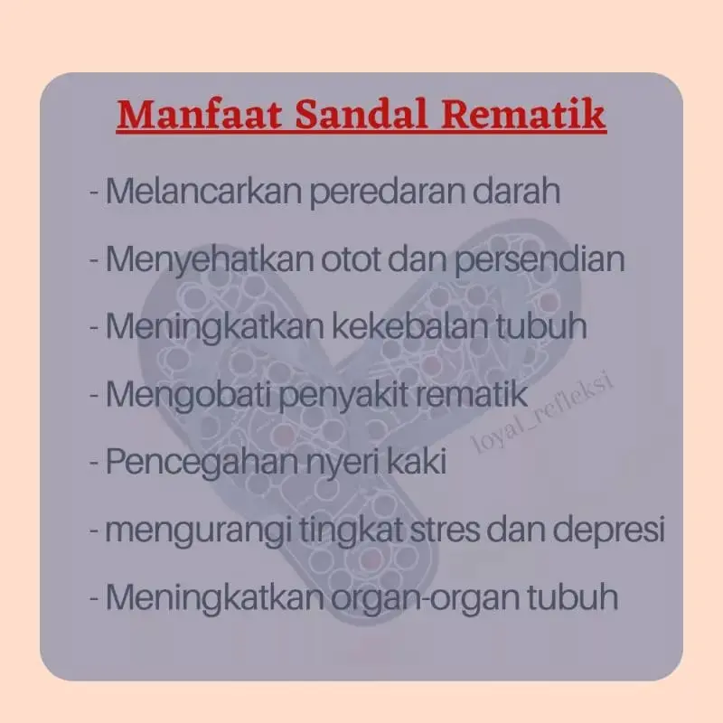 Sandal Refleksi Kayu Rematik Tubuh Leher Therapy Terapi Menyembuhkan Remaja 3