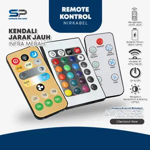 Supreme Pro Shop Remote Lampu Kipas / Remote Lampu RGB Remot Multifungsi Kendali Jarak Jauh Tahan Lama