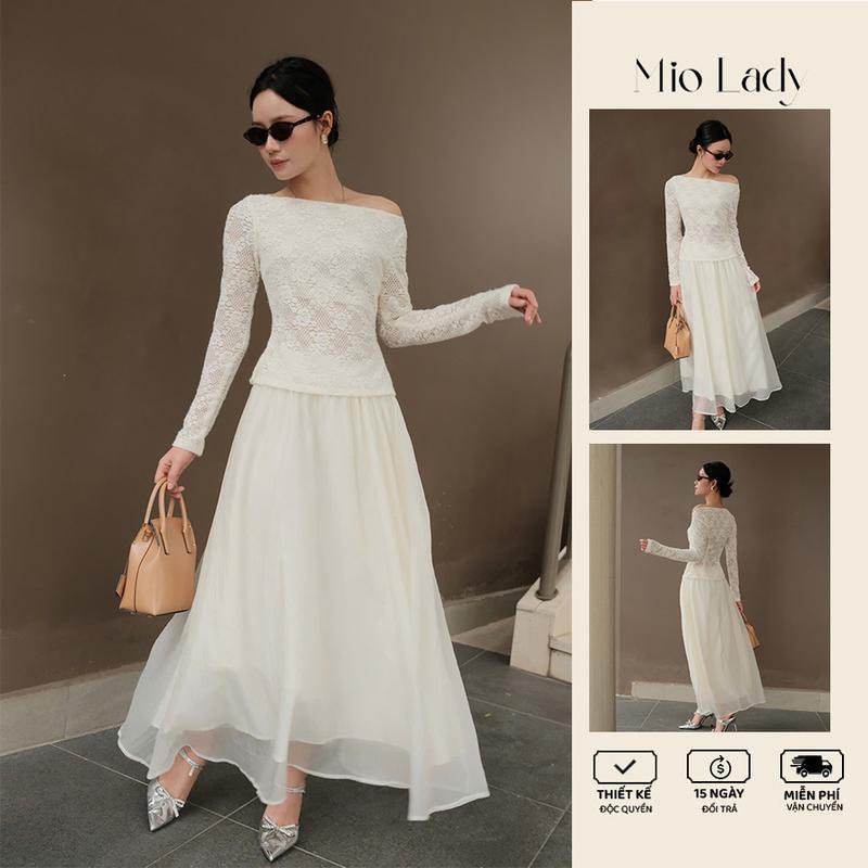  Chân Váy Voan Tơ Dáng Dài May 3 Lớp – Thanh Lịch Nữ Tính Tôn Dáng MioLady CV005 