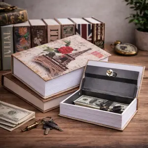 Kotak Buku Novel Hidden Security Box Book Key Lock Size S - KBS-801