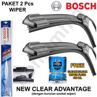 Gambar WIPER BOSCH CLEAR ADVANTAGE FRAMELESS KUDA 2Pcs (kn-kr) - Osram Hybrid, 3pcs 19 19 + 14 dari bohlamhid Kota Tangerang 1 Tokopedia