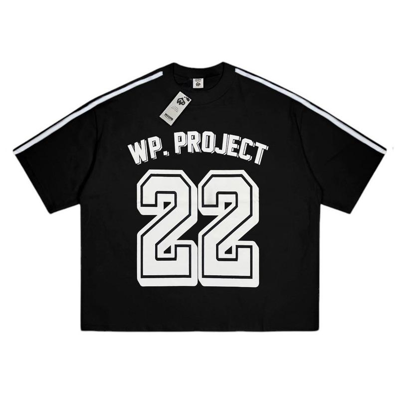 Kaos Boxy Pria Skena Outfits T-shirt Oversize Fit Crop Tee Katun Combed 20s 200gsm Baju Distro Cowok Atasan Keren Lengan Pendek Sablon Woopie Project vintage 4