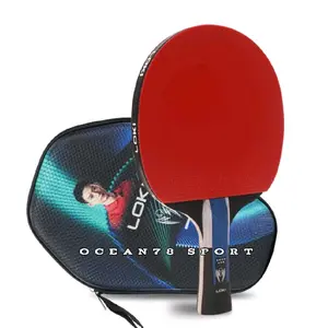 Bat/Bet Tenis Meja Pingpong LOKI 7 Kirin Star Carbon Original