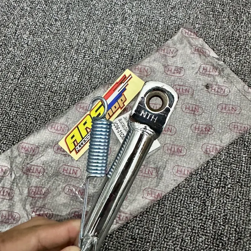 standar samping crome NTH ORIGINAL RING 17 dan 14 IMPORT standar samping satu chrome ring 17 Honda beat Scoopy Vario Yamaha Mio Fino xeon revo supra kharisma 3