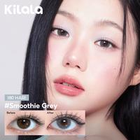 Gambar 【COD】[Halal+AKL] Kilala Smoothie Grey Lensa Kontak Warna - Moist Honey Diameter 14.2mm Normal & Minus (0.00 s/d -7.00) Color Contact Lens Eye Soflens Mata Air Softlens korean look Browm Gray 38%, Masa Pakai 6 Bulan, 1 Pasang【KEMENKES RI AKL】 - Smoothie Grey, -2.50 dari Kilala Softlens Indonesia Kota Tangerang 4 Tokopedia