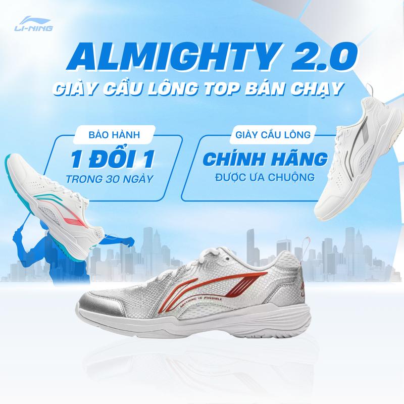  Giày cầu lông chính hãng Li-Ning ALMIGHTY V 2.0   8 Màu   