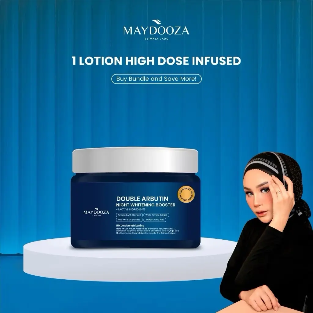 ￼Maydooza Body Lotion Infused Whitening 15x Active Whitening + 41x Active Ingredients High Dose Infused Lotion
