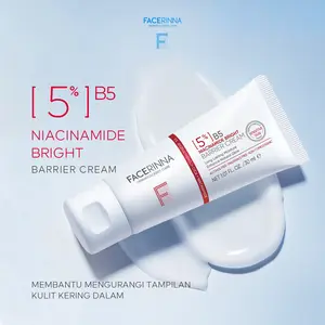 【New】FACERINNA [5%] B5 Niacinamide Brightening Barrier Cream | Bisa Digunakan sebagai Repair Cream | Day&Night Cream untuk | Memperkuat & Menjaga Ketahanan Skin Barrier | Mencerahkan Kulit Kusam & Tidak Rata