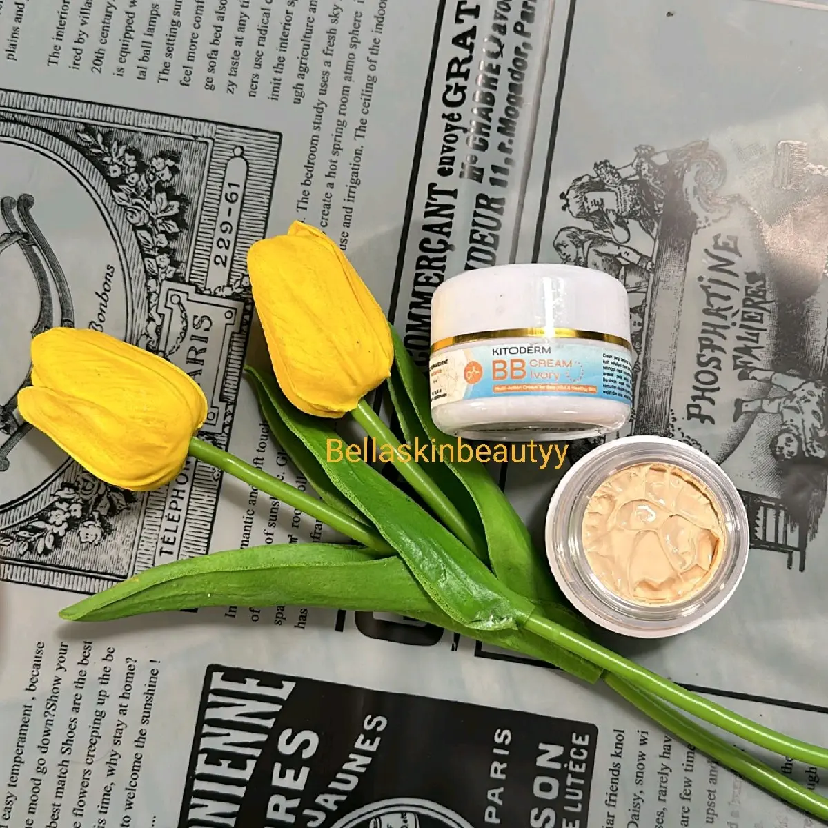 KITODERM BB CREAM IVORY | BB CREAM WHITENING | BB CREAM GLOWING
