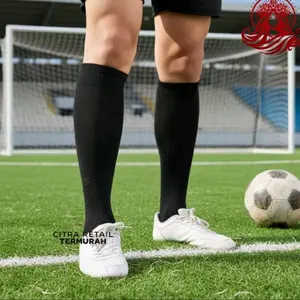 grosir kaos kaki 6pasang hitam selutut