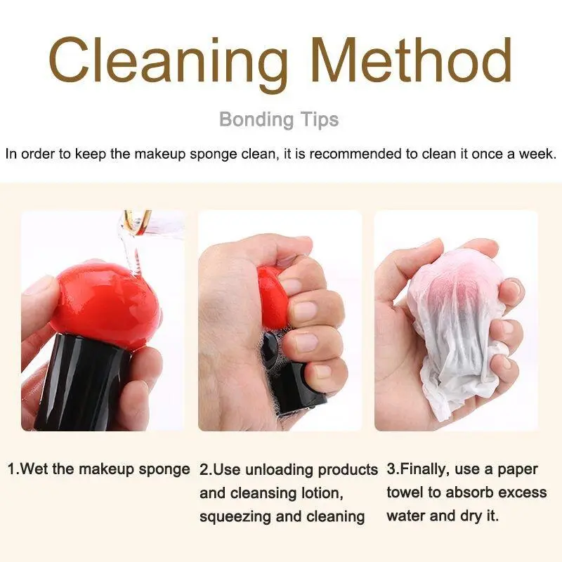 Bộ Mút Trang Điểm Mỹ Phẩm, 10 Cái / bộ, Thích Hợp Cho Kem Nền Trang Điểm, Phấn Phủ Và Phấn, Dụng Cụ Làm Đẹp, Để Trang Điểm 6